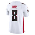 Punc A.Falcons #8 Kyle Pitts Sr. Player White Vapor F.U.S.E. Limited Stitched Jerseys