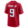 Punc A.Falcons #9 Michael Penix Jr. Red Game Stitched Jerseys