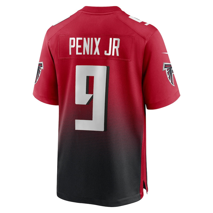 Punc A.Falcons #9 Michael Penix Jr. Player Red Home Game Stitched Jerseys