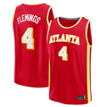 Punc A.Hawks #4 Kingston Flemings Red 2026 Draft First Round Pick Fast Break Jerseys - Icon Edition