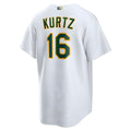 Punc Athletics #16 Nick Kurtz Player White Home Game Stitched Jerseys