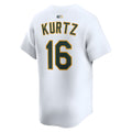 Punc Athletics #16 Nick Kurtz Player White Home Limited Stitched Jerseys