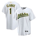 Punc Athletics #1 Denzel Clarke player White Home 2026 Official Stitched Jersey