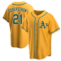 Punc Athletics #21 Tyler Soderstrom Player Gold Replica Alternate Stitched Jersey