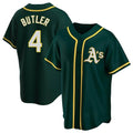Punc Athletics #4 Lawrence Butler player Green Replica Alternate Stitched Jersey