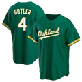 Punc Athletics #4 Lawrence Butler player Green Replica Kelly Alternate Stitched Jersey