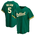 Punc Athletics #5 Jacob Wilson Green Kelly Alternate Stitched Jersey