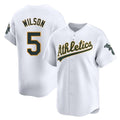 Punc Athletics #5 Jacob Wilson White Limited Home Stitched Jersey