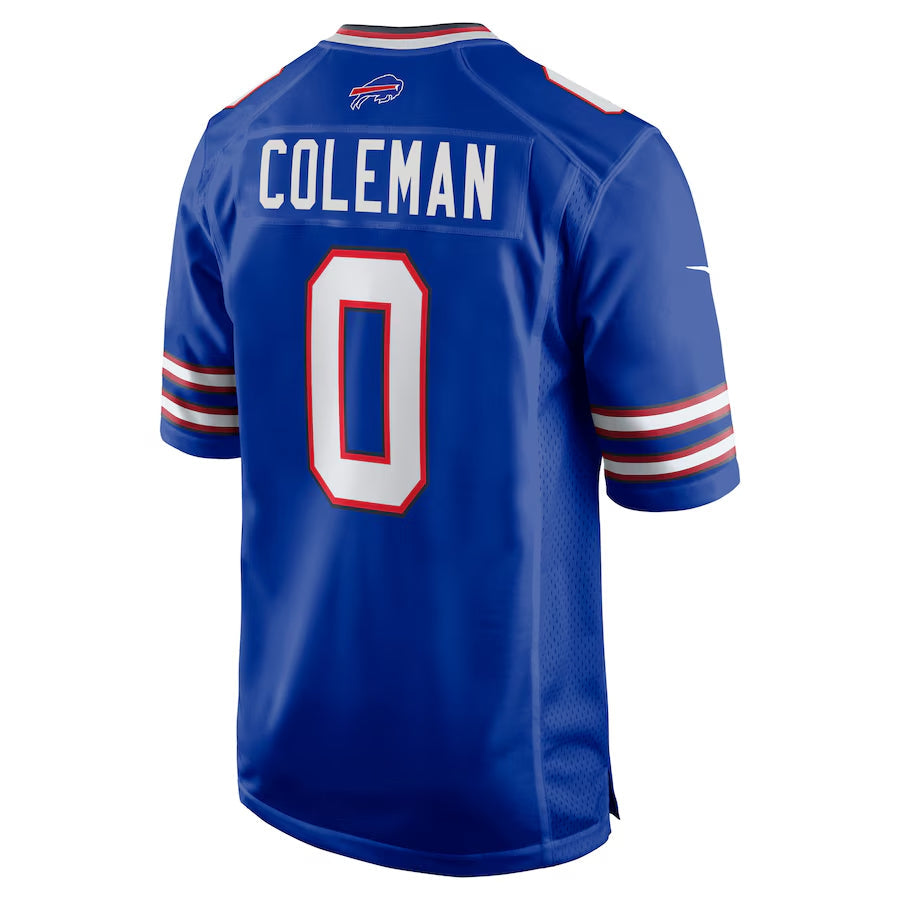 Punc B.Bills #0 Keon Coleman Player Royal Home Game Stitched Jerseys