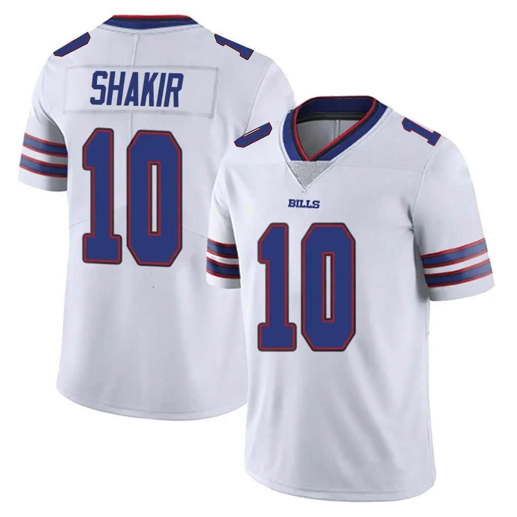 Punc B.Bills #10 Khalil Shakir Player White Vapor Untouchable Limited Stitched Jerseys