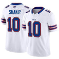 Punc B.Bills #10 Khalil Shakir Player Vapor F.U.S.E. Limited White  Stitched Jerseys