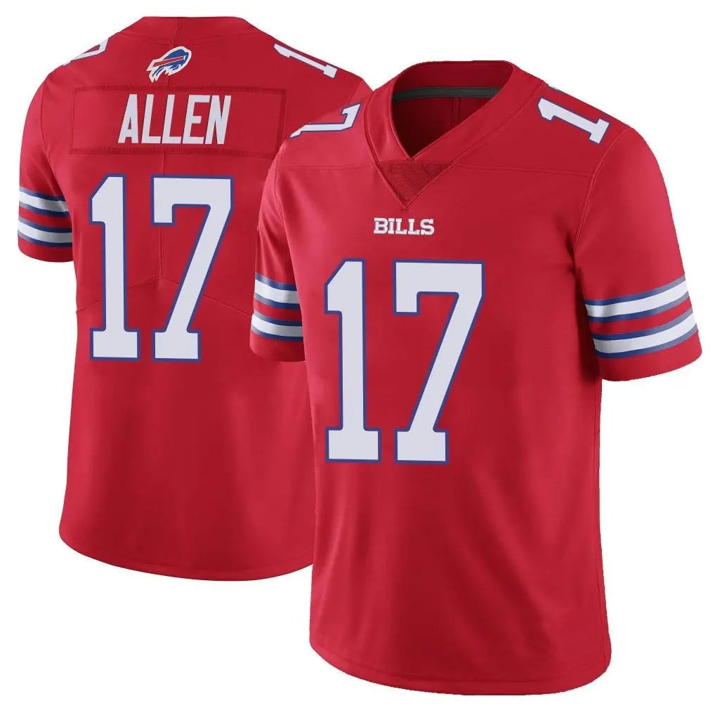 Punc B.Bills #17 Josh Allen Player Red Vapor Untouchable Limited Home Game Stitched Jerseys