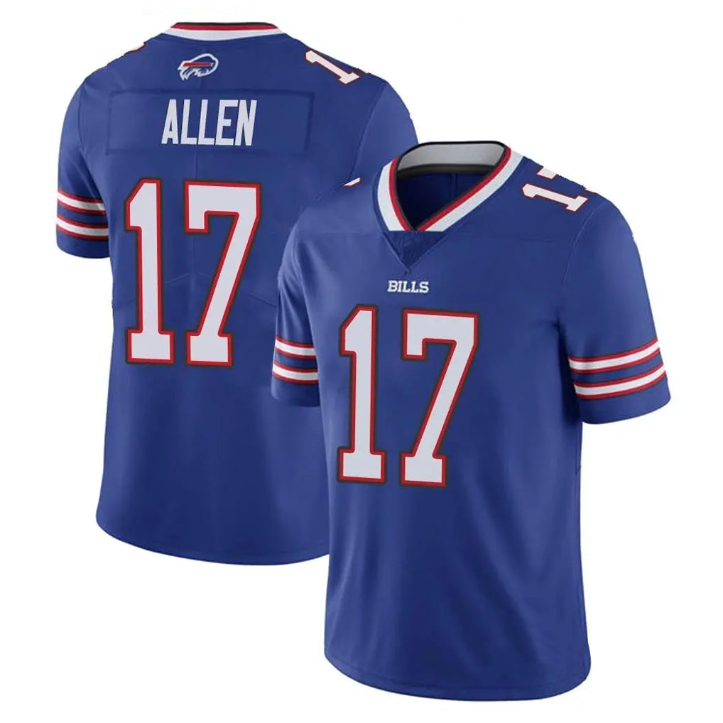 Punc B.Bills #17 Josh Allen Player Royal Vapor Untouchable Limited Stitched Jerseys