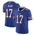 Punc B.Bills #17 Josh Allen Player Royal Vapor Untouchable Limited Stitched Jerseys