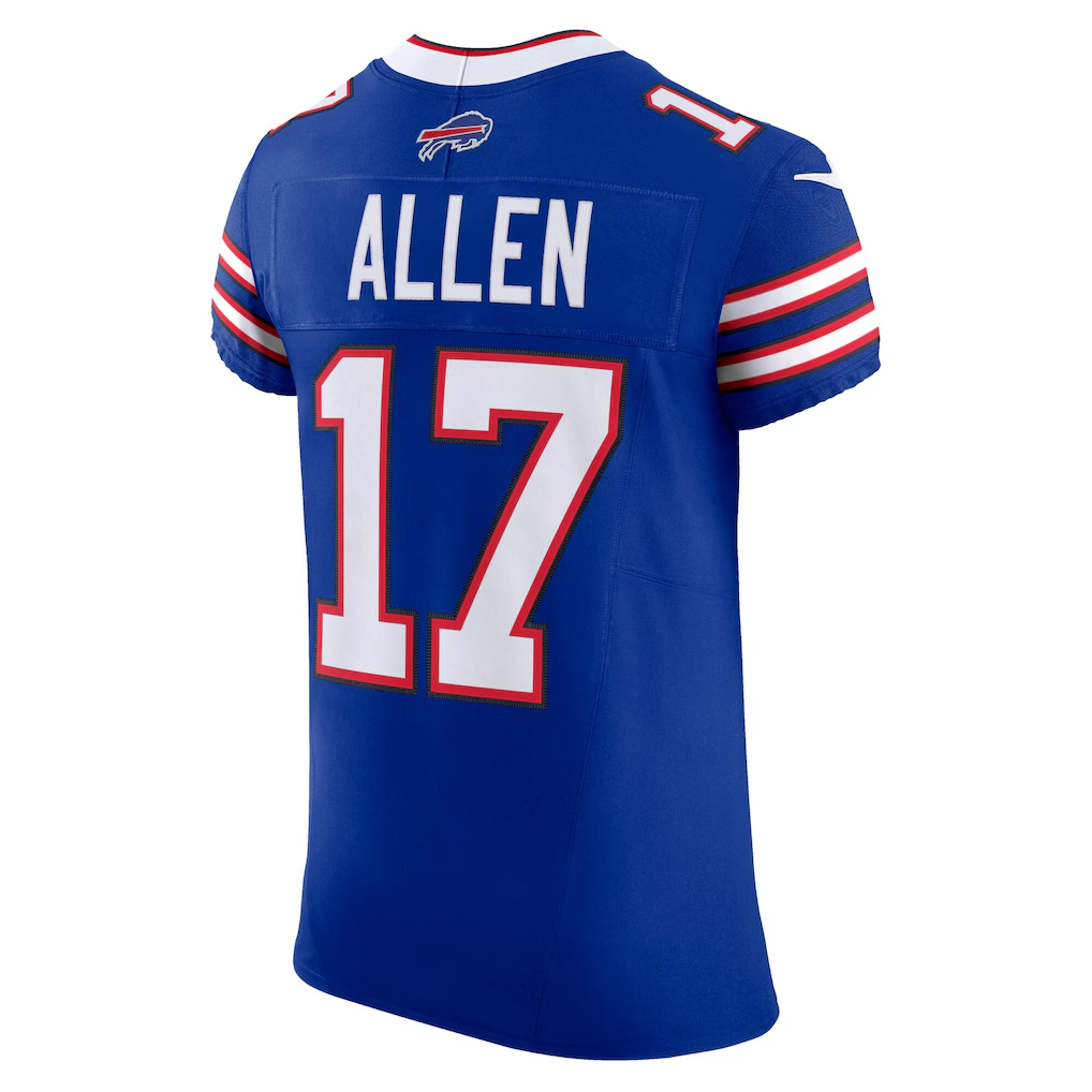 Punc B.Bills #17 Josh Allen Royal Team Vapor F.U.S.E. Elite Stitched Jerseys