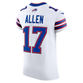 Punc B.Bills #17 Josh Allen White Vapor F.U.S.E. Elite Stitched Jerseys