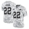 Punc B.Bills #22 Ray Davis Player Arctic Camo Salute to Service Limited Stitched Jerseys
