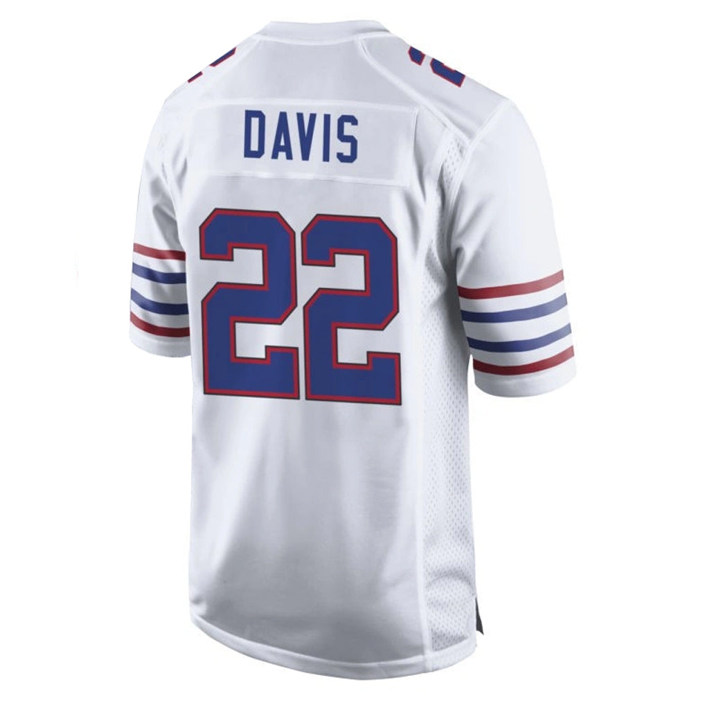 Punc B.Bills #22 Ray Davis Player White Alternate Limited Home Game Stitched Jerseys