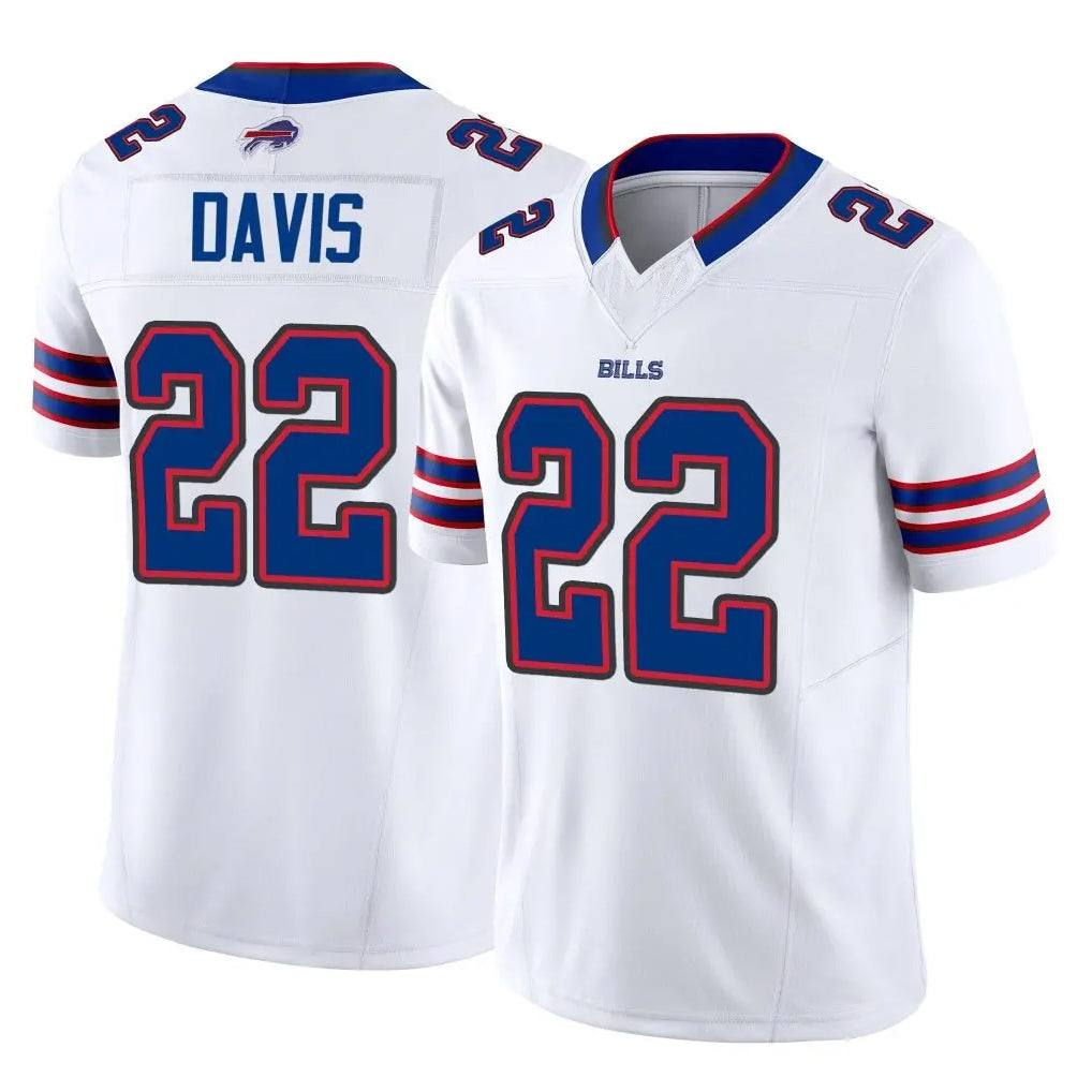 Punc B.Bills #22 Ray Davis Player White Vapor F.U.S.E. Limited Stitched Jerseys