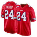 Punc B.Bills #24 Cole Bishop Player Red Home Game Stitched Jerseys