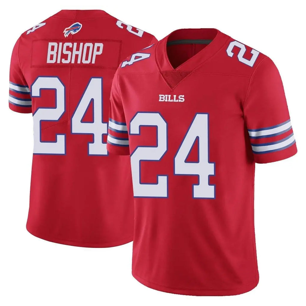 Punc B.Bills #24 Cole Bishop Player Red Vapor Untouchable Limited Home Game Stitched Jerseys