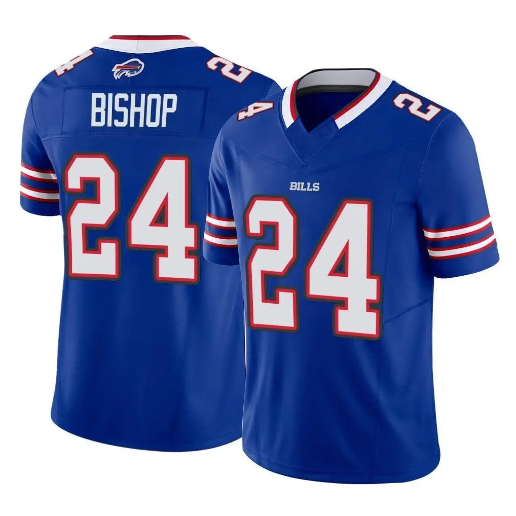 Punc B.Bills #24 Cole Bishop Player Royal Vapor F.U.S.E. Limited Stitched Jerseys
