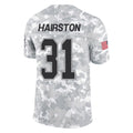 Punc B.Bills #31 Maxwell Hairston Player Arctic Camo Salute to Service Limited Stitched Jerseys