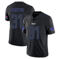 Punc B.Bills #31 Maxwell Hairston Player Black Impact Limited Home Game Stitched Jerseys