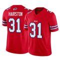 Punc B.Bills #31 Maxwell Hairston Player Red Vapor F.U.S.E. Limited Home Game Stitched Jerseys