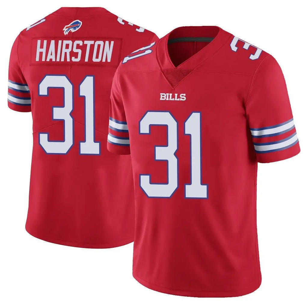Punc B.Bills #31 Maxwell Hairston Player Red Vapor Untouchable Limited Home Game Stitched Jerseys