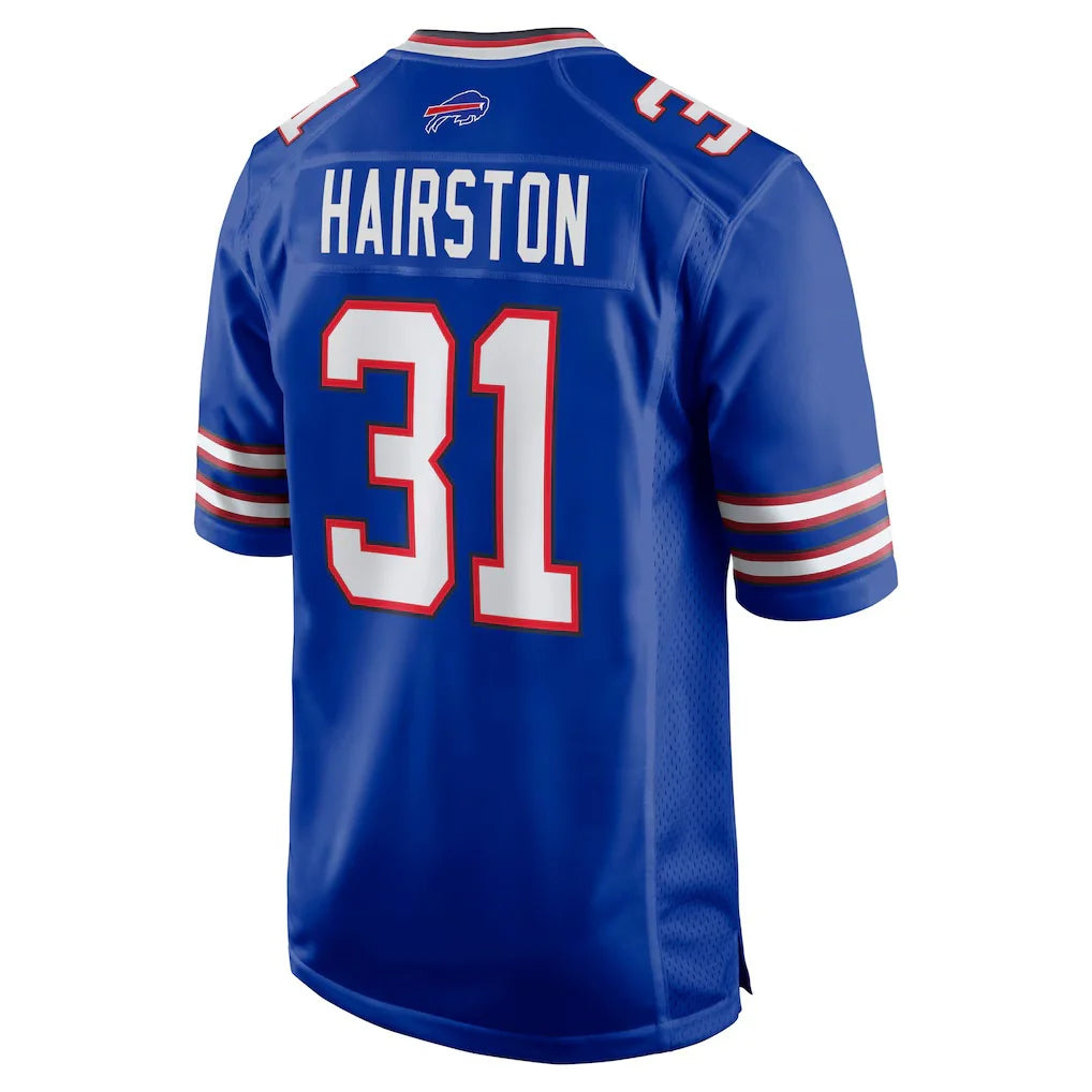Punc B.Bills #31 Maxwell Hairston Player Royal Home Game Stitched Jerseys