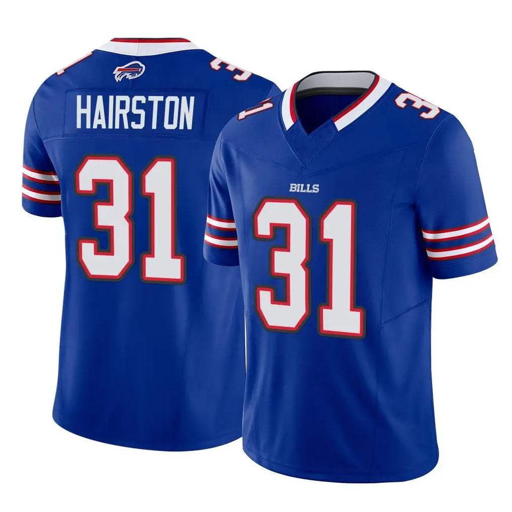 Punc B.Bills #31 Maxwell Hairston Player Royal Vapor F.U.S.E. Limited Home Game Stitched Jerseys