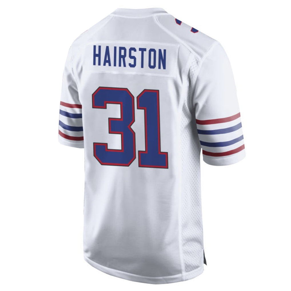 Punc B.Bills #31 Maxwell Hairston Player White Alternate Limited Home Game Stitched Jerseys