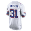 Punc B.Bills #31 Maxwell Hairston Player White Alternate Limited Home Game Stitched Jerseys