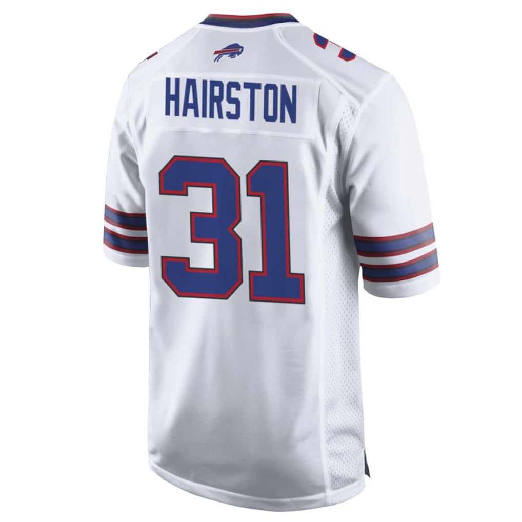 Punc B.Bills #31 Maxwell Hairston Player White Home Game Stitched Jerseys