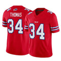 Punc B.Bills #34 Thurman Thomas Player Red Vapor F.U.S.E. Limited Home Game Stitched Jerseys