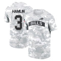 Punc B.Bills #3 Damar Hamlin Player Arctic Camo Salute to Service T-Shirt Hoodies Stitched Jerseys