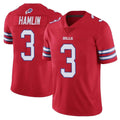 Punc B.Bills #3 Damar Hamlin Player Red Vapor Untouchable Limited Stitched Jerseys