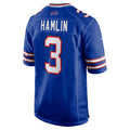 Punc B.Bills #3 Damar Hamlin Player Royal Home Game Stitched Jerseys