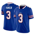 Punc B.Bills #3 Damar Hamlin Player Royal Vapor F.U.S.E. Limited Home Game Stitched Jerseys