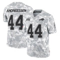 Punc B.Bills #44 Joe Andreessen Player Arctic Camo Salute to Service Limited Stitched Jerseys