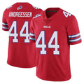 Punc B.Bills #44 Joe Andreessen Player Red Vapor Untouchable Limited Stitched Jerseys