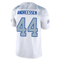 Punc B.Bills #44 Joe Andreessen Player White Rivalries Collection Vapor Limited Stitched Jerseys