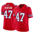 Punc B.Bills #47 Christian Benford Player Red Vapor F.U.S.E. Limited Stitched Jerseys