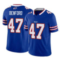 Punc B.Bills #47 Christian Benford Player Royal Vapor F.U.S.E. Limited Home Game Stitched Jerseys