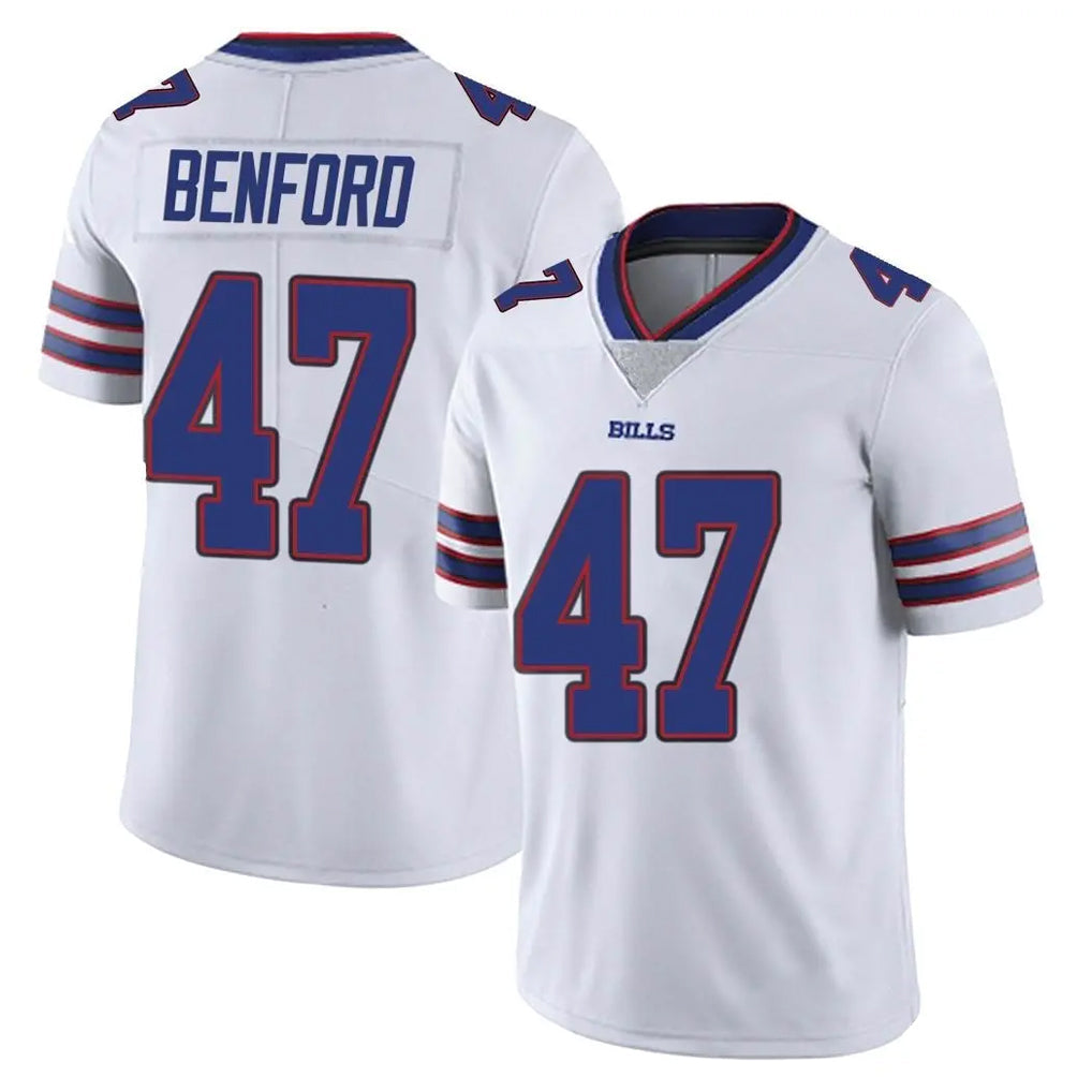 Punc B.Bills #47 Christian Benford Player White Vapor Untouchable Limited Stitched Jerseys