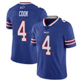 Punc B.Bills #4 James Cook III Player Royal  Vapor Untouchable Limited Stitched Jerseys