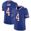 Punc B.Bills #4 James Cook Player Royal Vapor F.U.S.E. Limited  Stitched Jerseys
