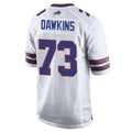 Punc B.Bills #73 Dion Dawkins Player White Home Game Stitched Jerseys