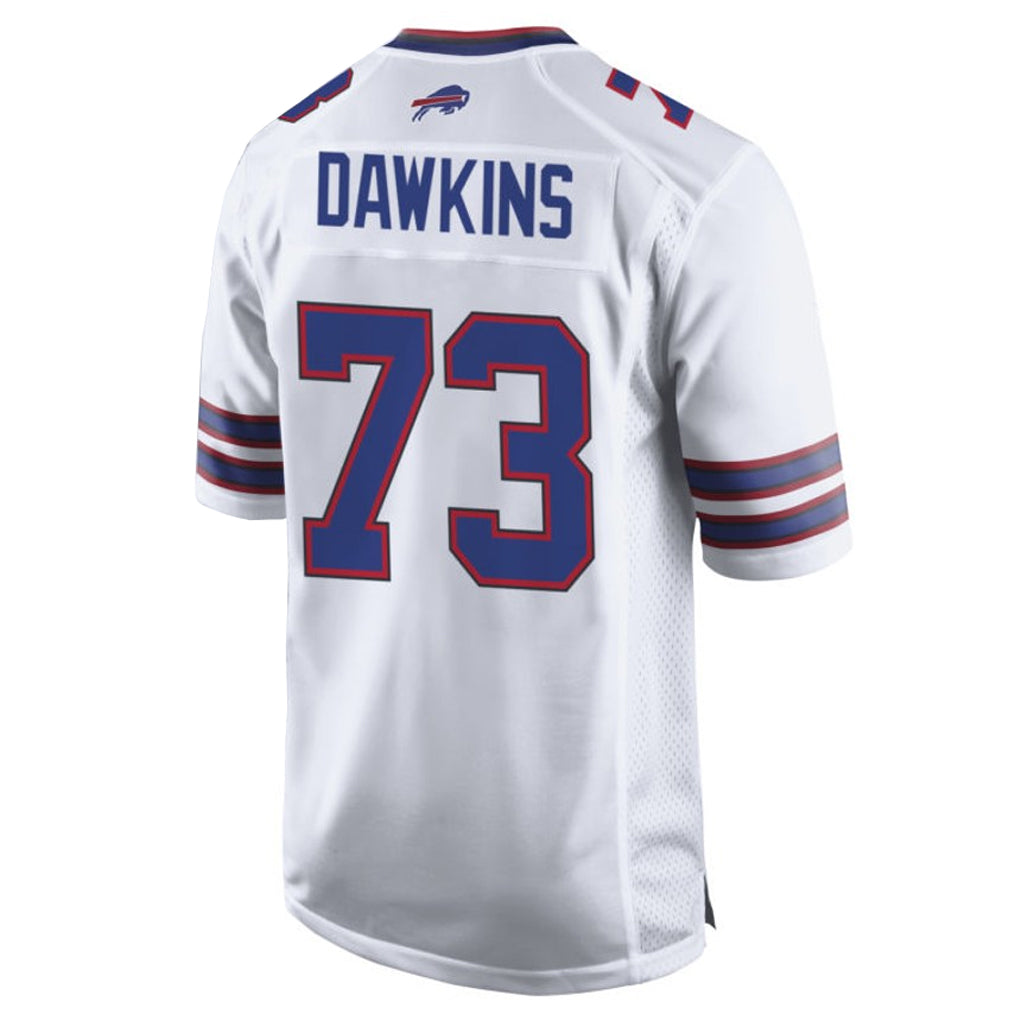 Punc B.Bills #73 Dion Dawkins Player White Home Game Stitched Jerseys